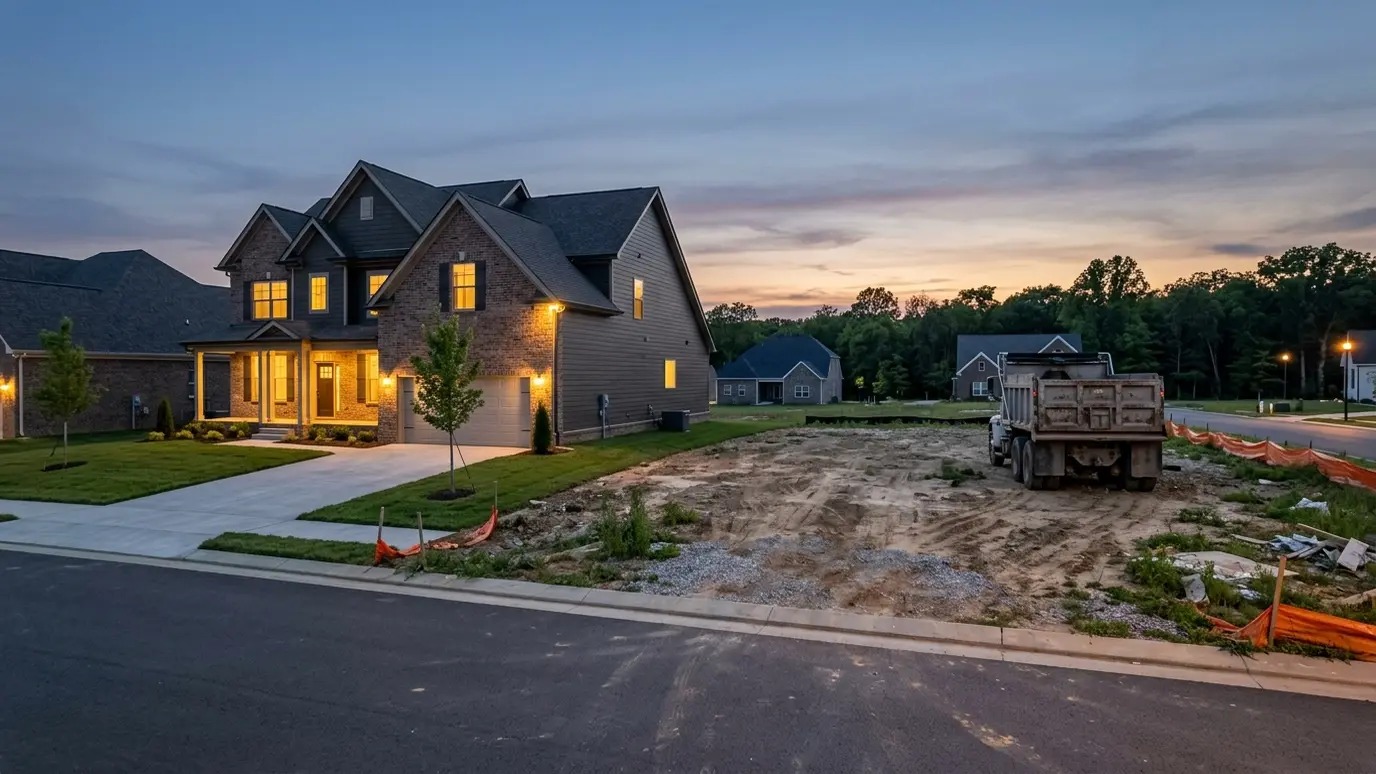 A Tennessee lot with demolition and site clearing in Mt. Juliet