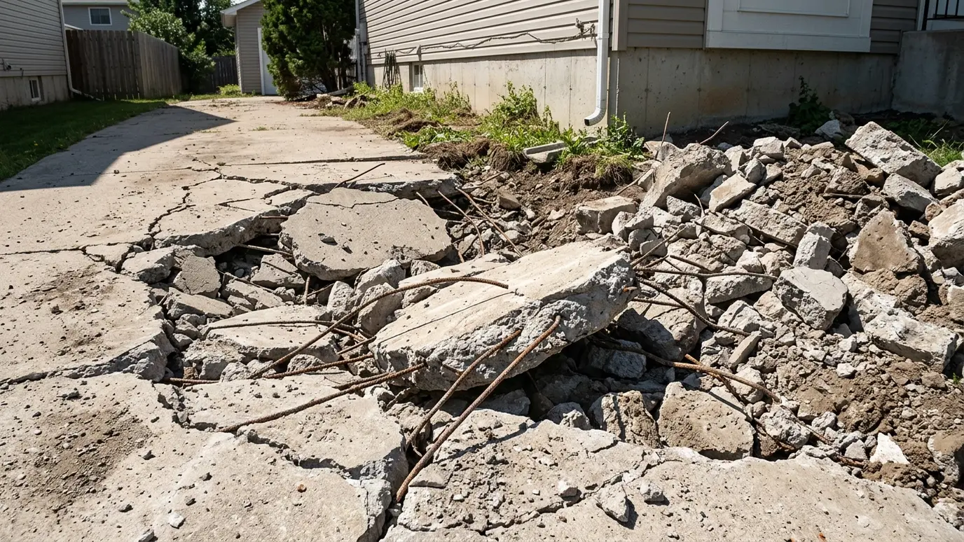 Driveway and Sidewalk Removal in Nashville and Middle Tennessee