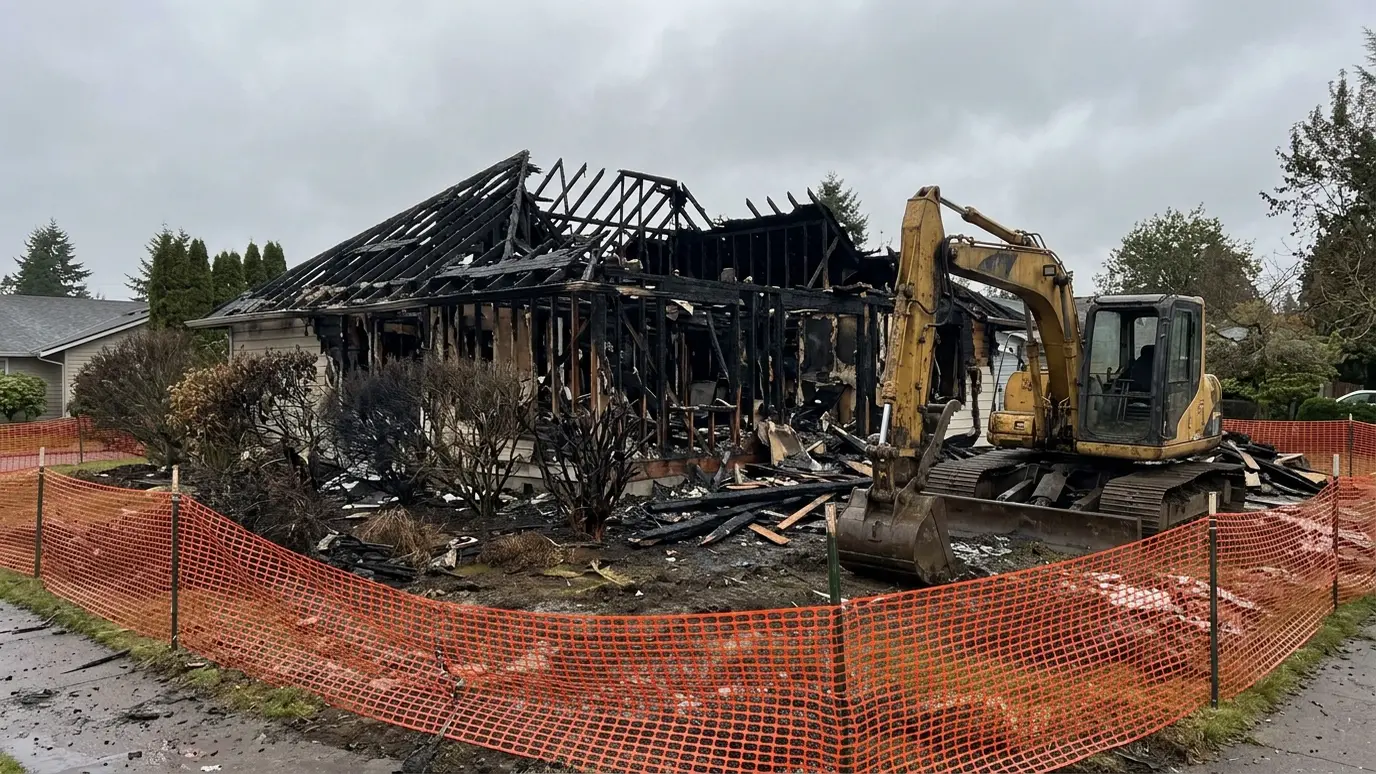 Fire and Storm Damaged Structure Demolition in Nashville and Middle Tennessee