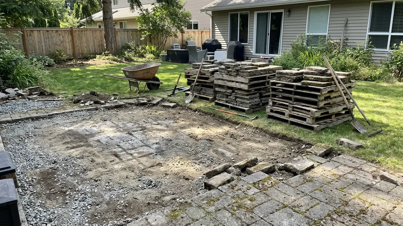 Patio and Hardscape Removal in Nashville and Middle Tennessee
