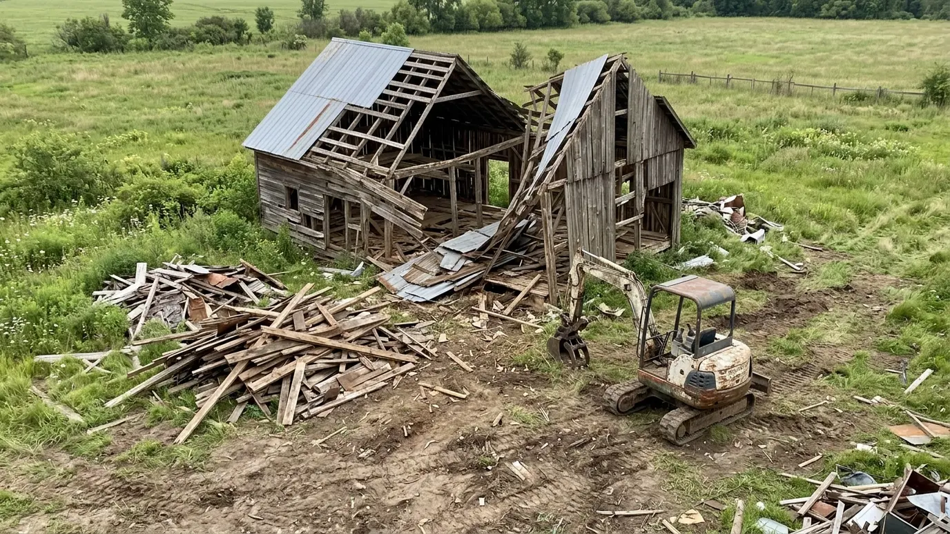 Shed, Barn and Outbuilding Demolition in Nashville and Middle Tennessee